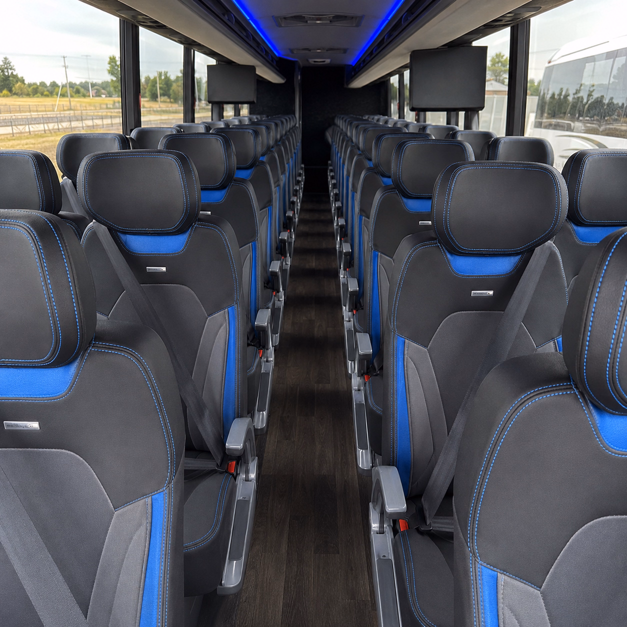 dublin charter bus interior gallery