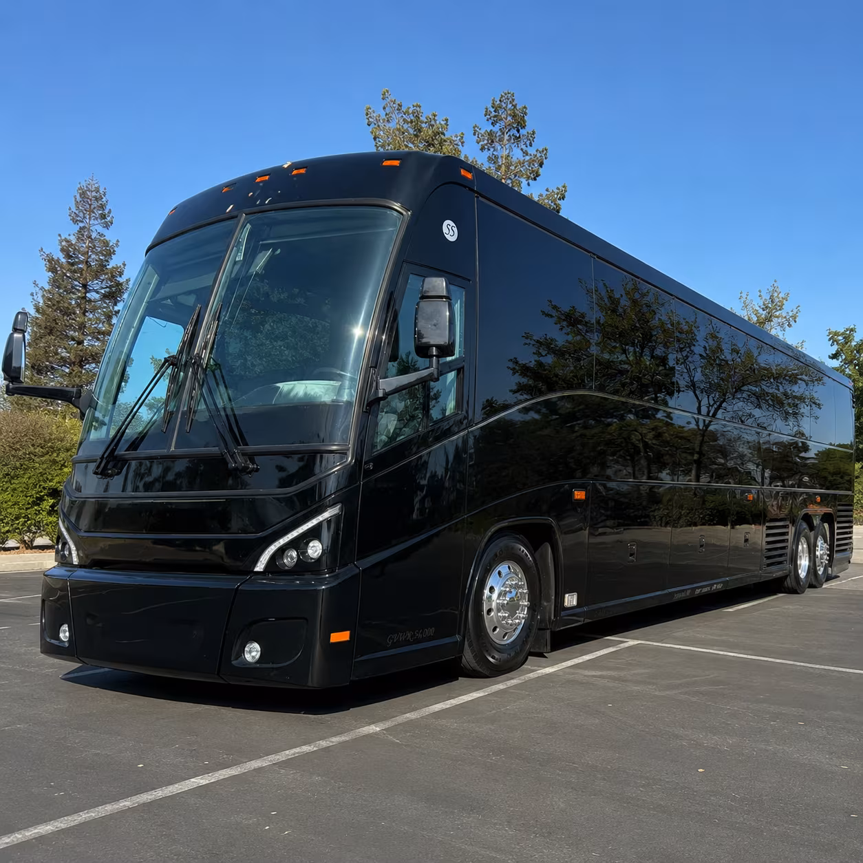 fremont charter bus rental exterior